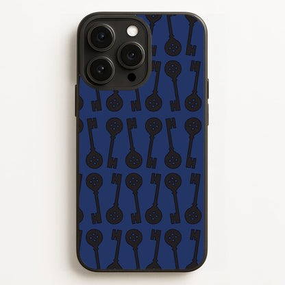 Key Pattern  - Halloween Phone Case for iPhone 16 Pro Max