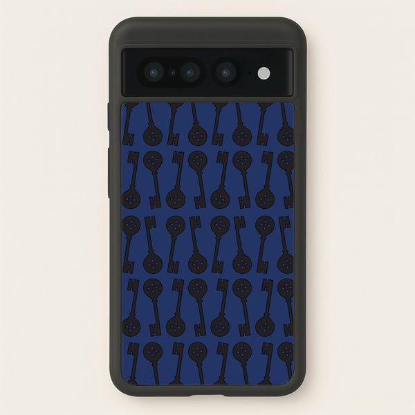 Key Pattern  - Halloween Phone Case for Google Pixel 7 Pro
