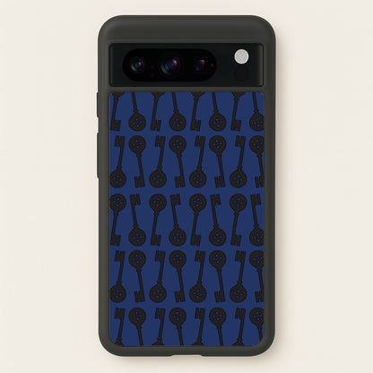 Key Pattern  - Halloween Phone Case for Google Pixel 8 Pro