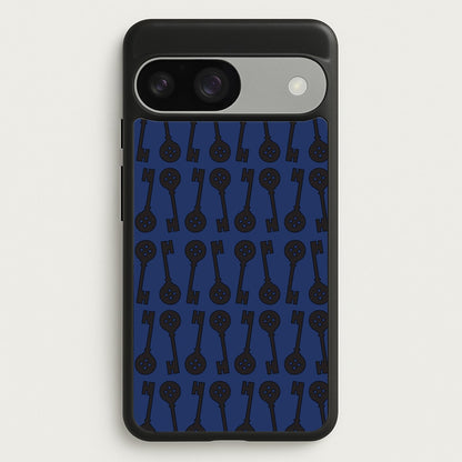 Key Pattern  - Halloween Phone Case for Google Pixel 9 / 9 Pro