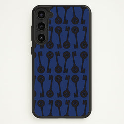 Key Pattern  - Halloween Phone Case for Galaxy S23 Plus