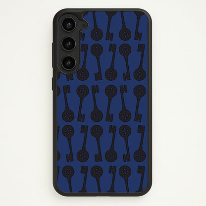 Key Pattern  - Halloween Phone Case for Galaxy S23 Plus