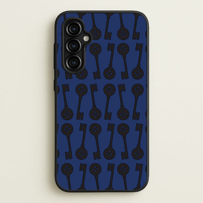 Key Pattern  - Halloween Phone Case for Galaxy A54