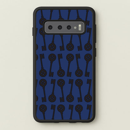 Key Pattern  - Halloween Phone Case for Galaxy S10 Plus