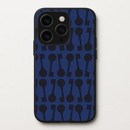 Key Pattern  - Halloween Phone Case for iPhone 15 Pro