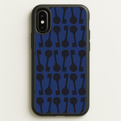 Key Pattern  - Halloween Phone Case for iPhone X / XS