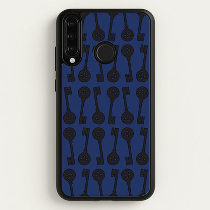 Key Pattern  - Halloween Phone Case for Huawei P30 Lite