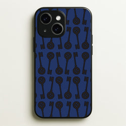 Key Pattern  - Halloween Phone Case for iPhone 14