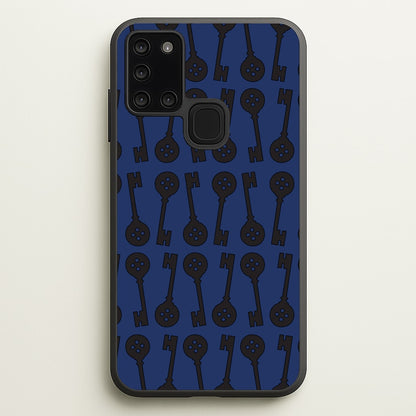 Key Pattern  - Halloween Phone Case for Galaxy A21s