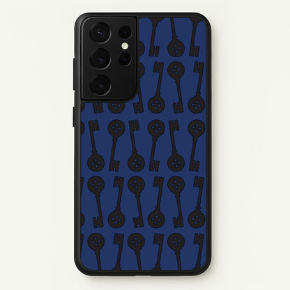 Key Pattern  - Halloween Phone Case for Galaxy S21 Ultra