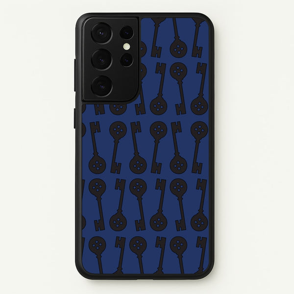 Key Pattern  - Halloween Phone Case for Galaxy S21 Ultra