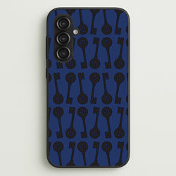 Key Pattern  - Halloween Phone Case for Galaxy S23FE