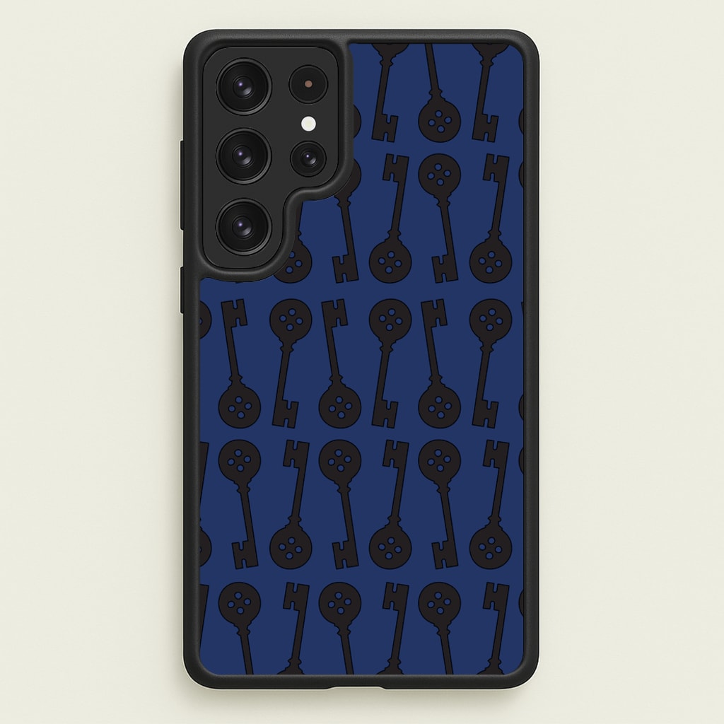 Key Pattern  - Halloween Phone Case for Galaxy S22 Ultra