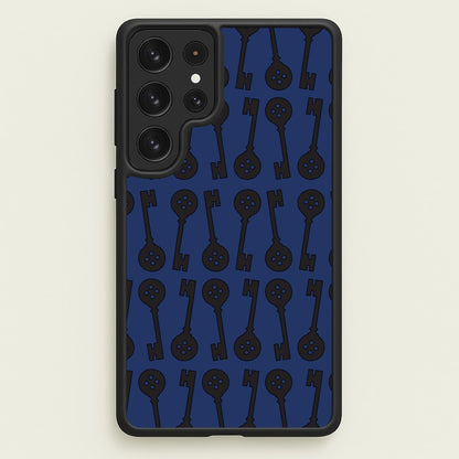 Key Pattern  - Halloween Phone Case for Galaxy S22 Ultra