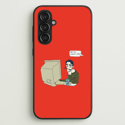 Are You Winning Dad  - Halloween Phone Case for Galaxy S23FE