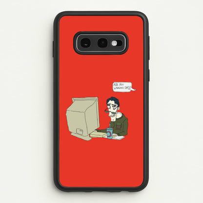 Are You Winning Dad  - Halloween Phone Case for Galaxy S10e