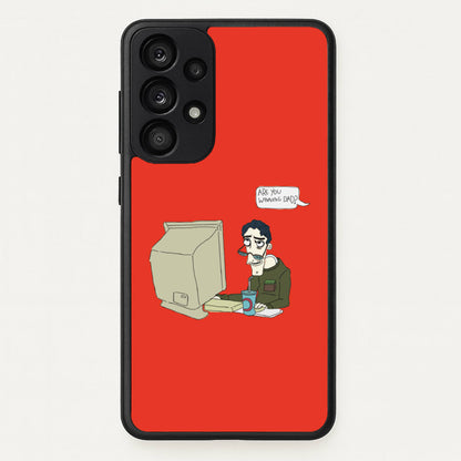 Are You Winning Dad  - Halloween Phone Case for Galaxy A53