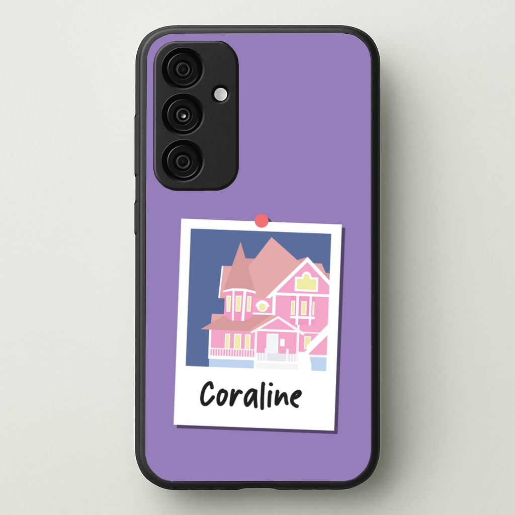 House  - Coraline Phone Case for Galaxy A55
