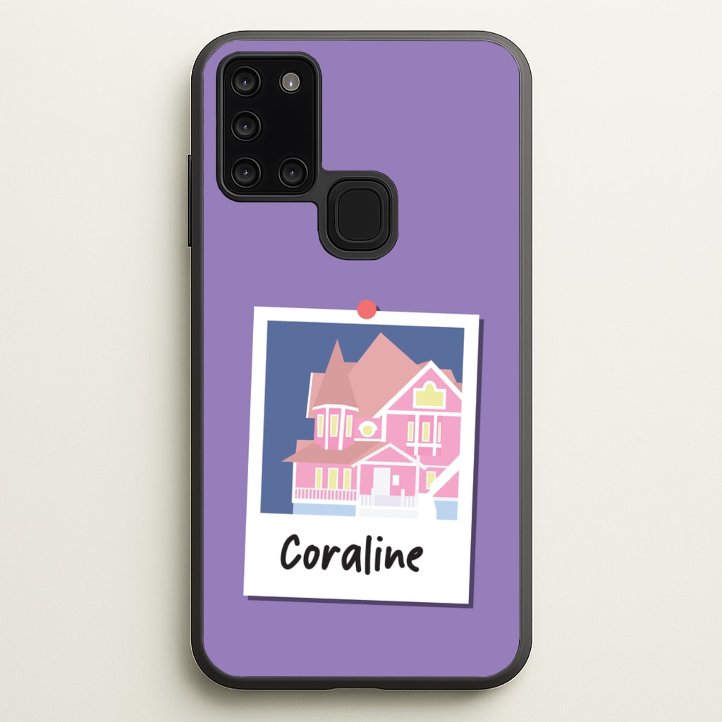 House  - Coraline Phone Case for Galaxy A21s
