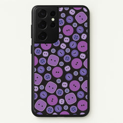 Button Pattern  - Coraline Phone Case for Galaxy S21 Ultra