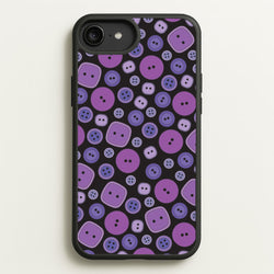 Button Pattern  - Coraline Phone Case for iPhone 6 Plus / 7 Plus / 8 Plus