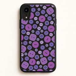 Button Pattern  - Coraline Phone Case for iPhone XR