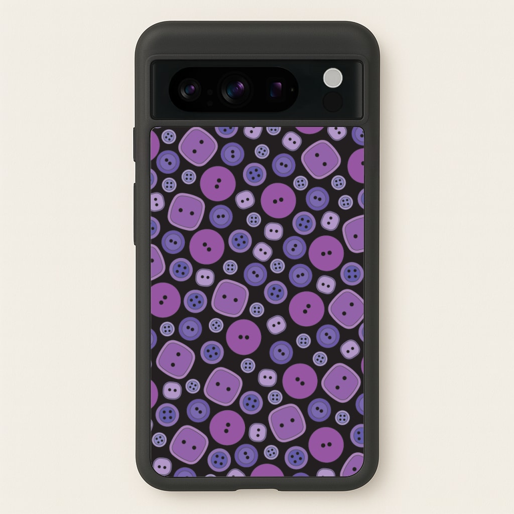 Button Pattern  - Coraline Phone Case for Google Pixel 8 Pro