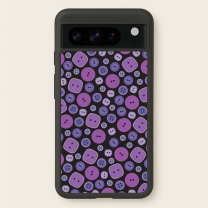 Button Pattern  - Coraline Phone Case for Google Pixel 8 Pro