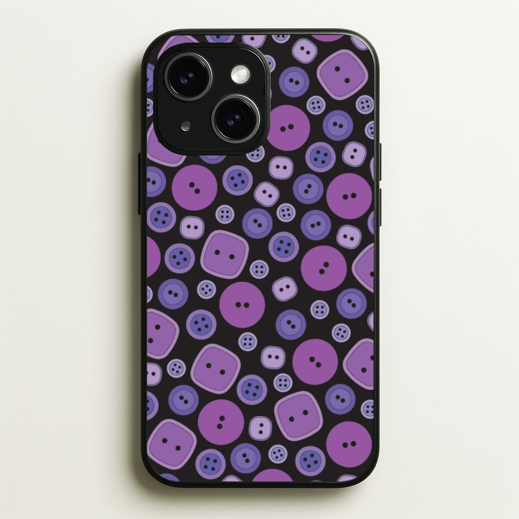 Button Pattern  - Coraline Phone Case for iPhone 14