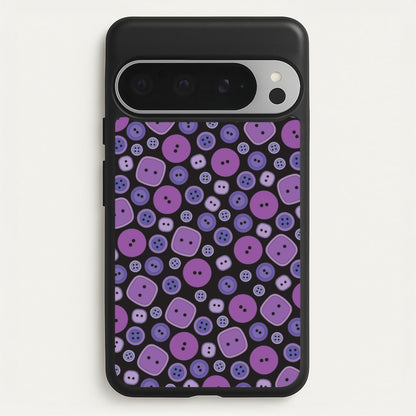 Button Pattern  - Coraline Phone Case for Google Pixel 9 Pro XL