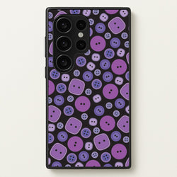 Button Pattern  - Coraline Phone Case for Galaxy S24 Ultra