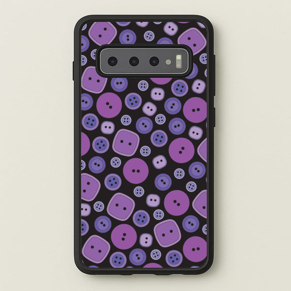 Button Pattern  - Coraline Phone Case for Galaxy S10