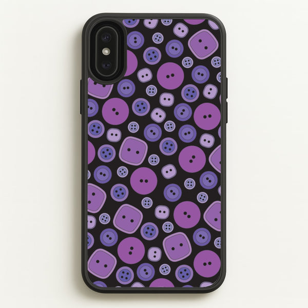 Button Pattern  - Coraline Phone Case for iPhone XS Max