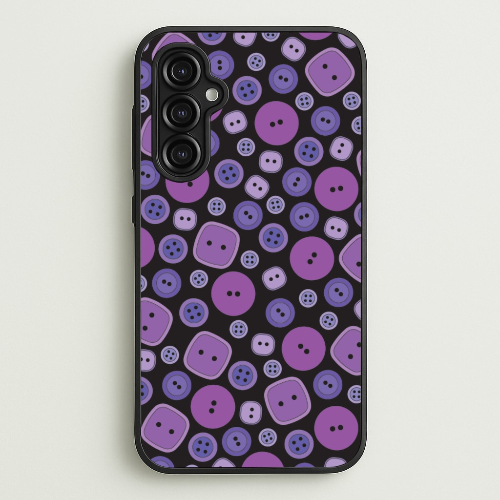 Button Pattern  - Coraline Phone Case for Galaxy A14