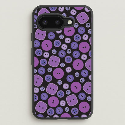 Button Pattern  - Coraline Phone Case for Google Pixel 9a