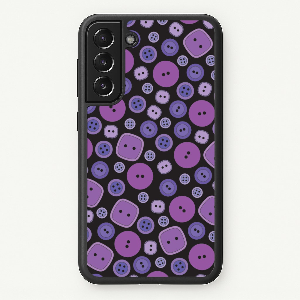 Button Pattern  - Coraline Phone Case for Galaxy S22 Plus