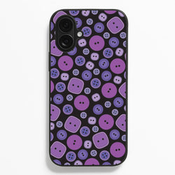 Button Pattern Phone Case