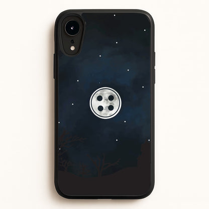 Button  - Coraline Phone Case for iPhone XR