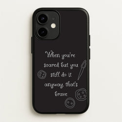 That's Brave  - Coraline Phone Case for iPhone 12 / 12 Pro