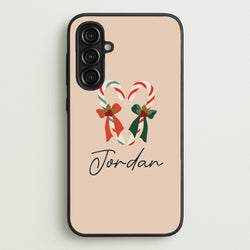 Candycane - Personalised Christmas  - Christmas Phone Case for Galaxy A16