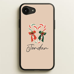 Candycane - Personalised Christmas  - Christmas Phone Case for iPhone 16e