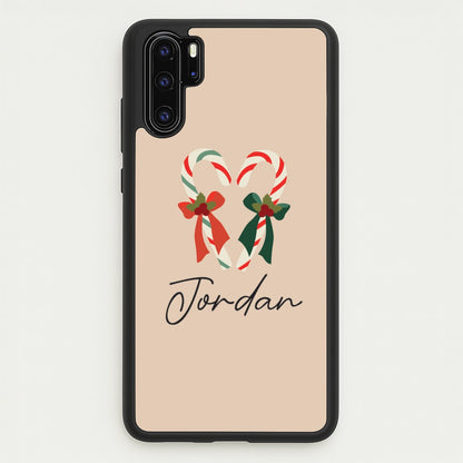 Candycane - Personalised Christmas  - Christmas Phone Case for Huawei P30 Pro