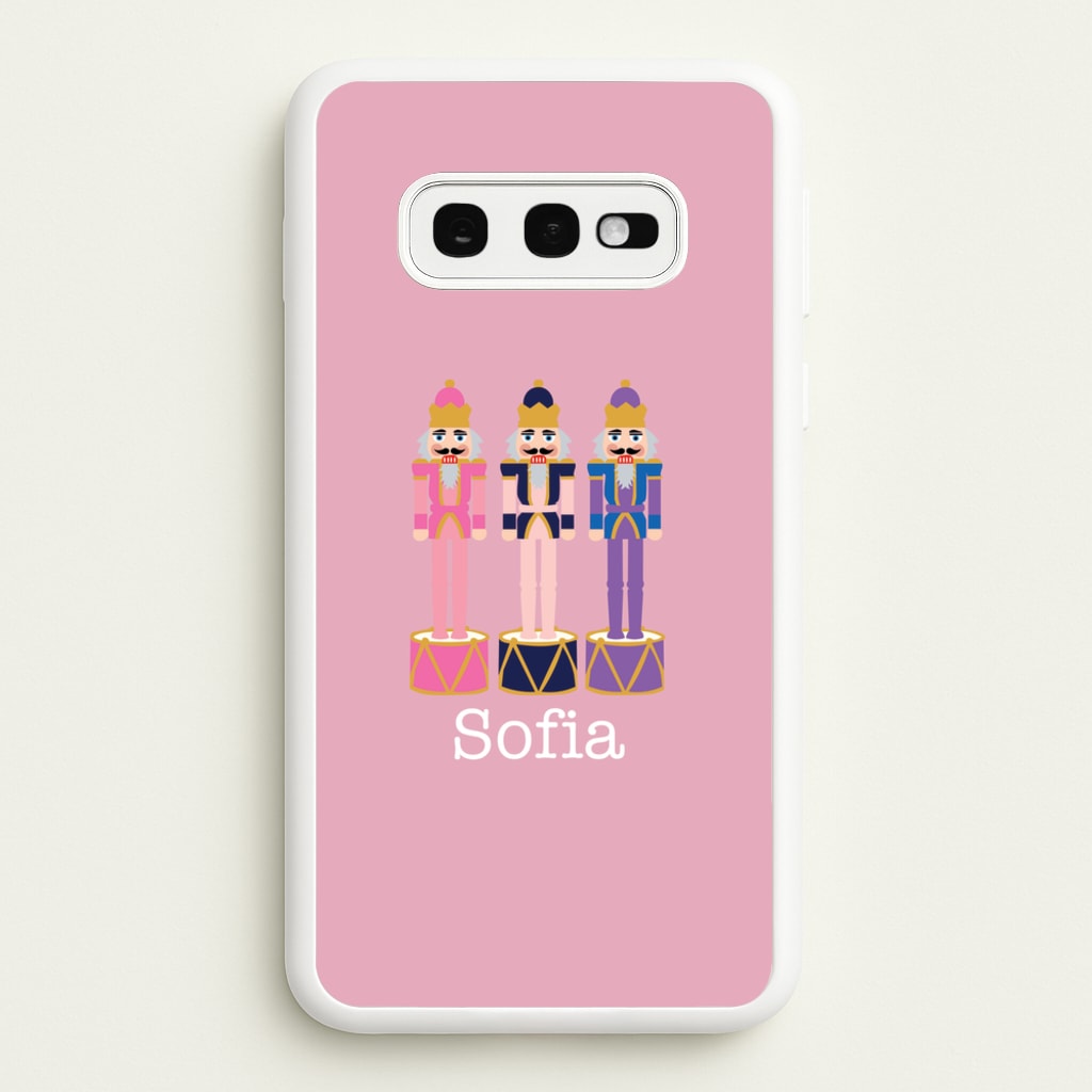 Nutcracker - Personalised Christmas  - Christmas Phone Case for Galaxy S10e