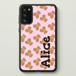 Teddy Bear Pattern - Personalised Christmas   - Christmas Phone Case for Galaxy S20FE