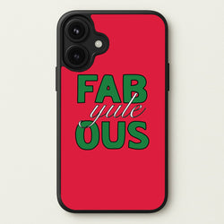 Fab-Yule-Ous Red - Christmas Puns Phone Case for iPhone 17