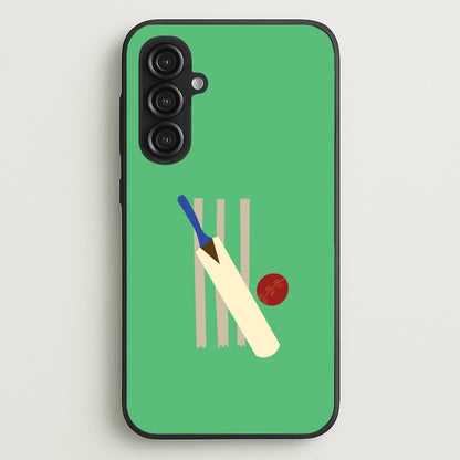 Wickets - Cricket  - Cricket Phone Case for Galaxy S23FE