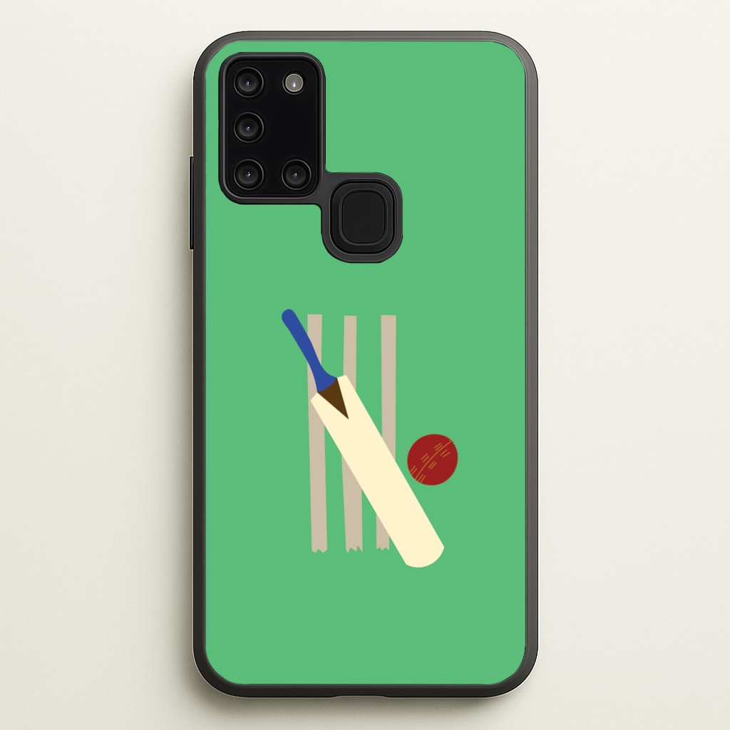 Wickets - Cricket  - Cricket Phone Case for Galaxy A21s