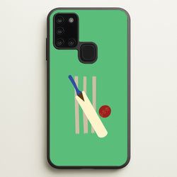 Wickets - Cricket  - Cricket Phone Case for Galaxy A21s