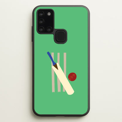Wickets - Cricket  - Cricket Phone Case for Galaxy A21s