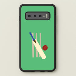 Wickets - Cricket  - Cricket Phone Case for Galaxy S10 Plus